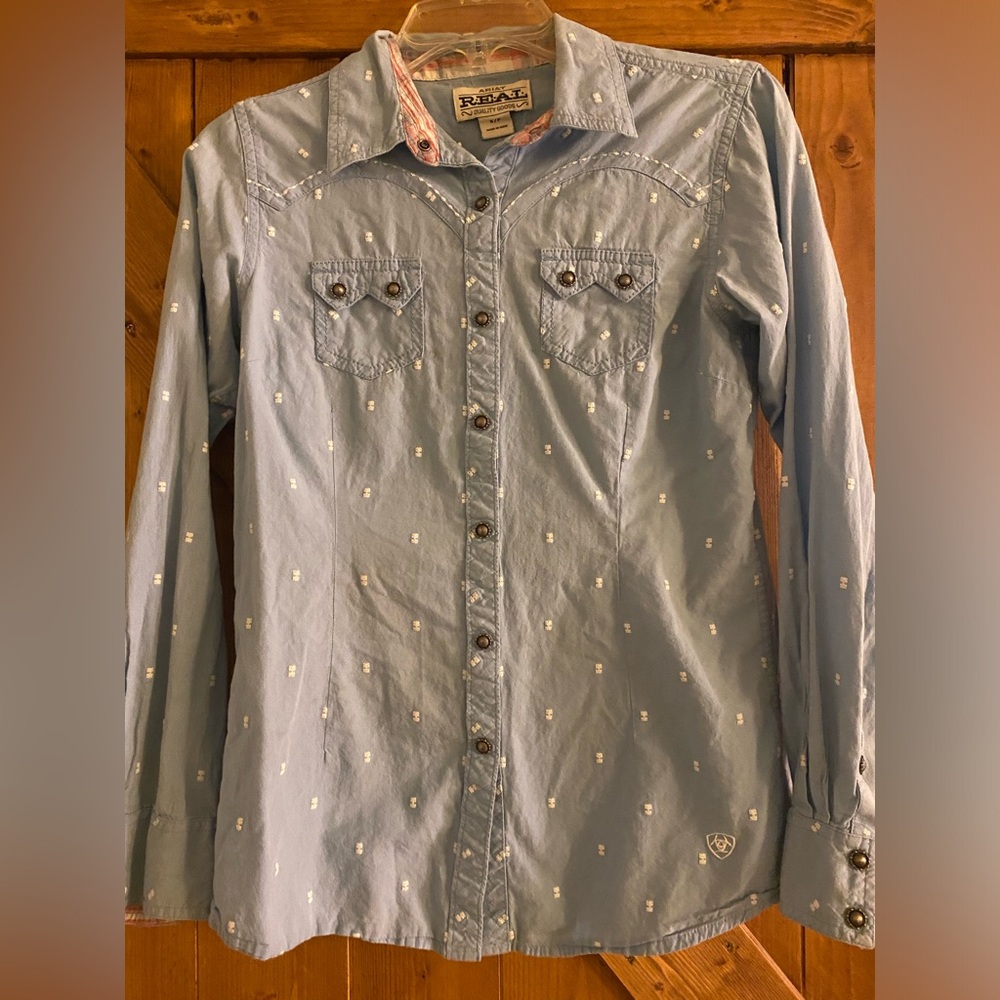 Ariat Button Down Rodeo Shirt S
